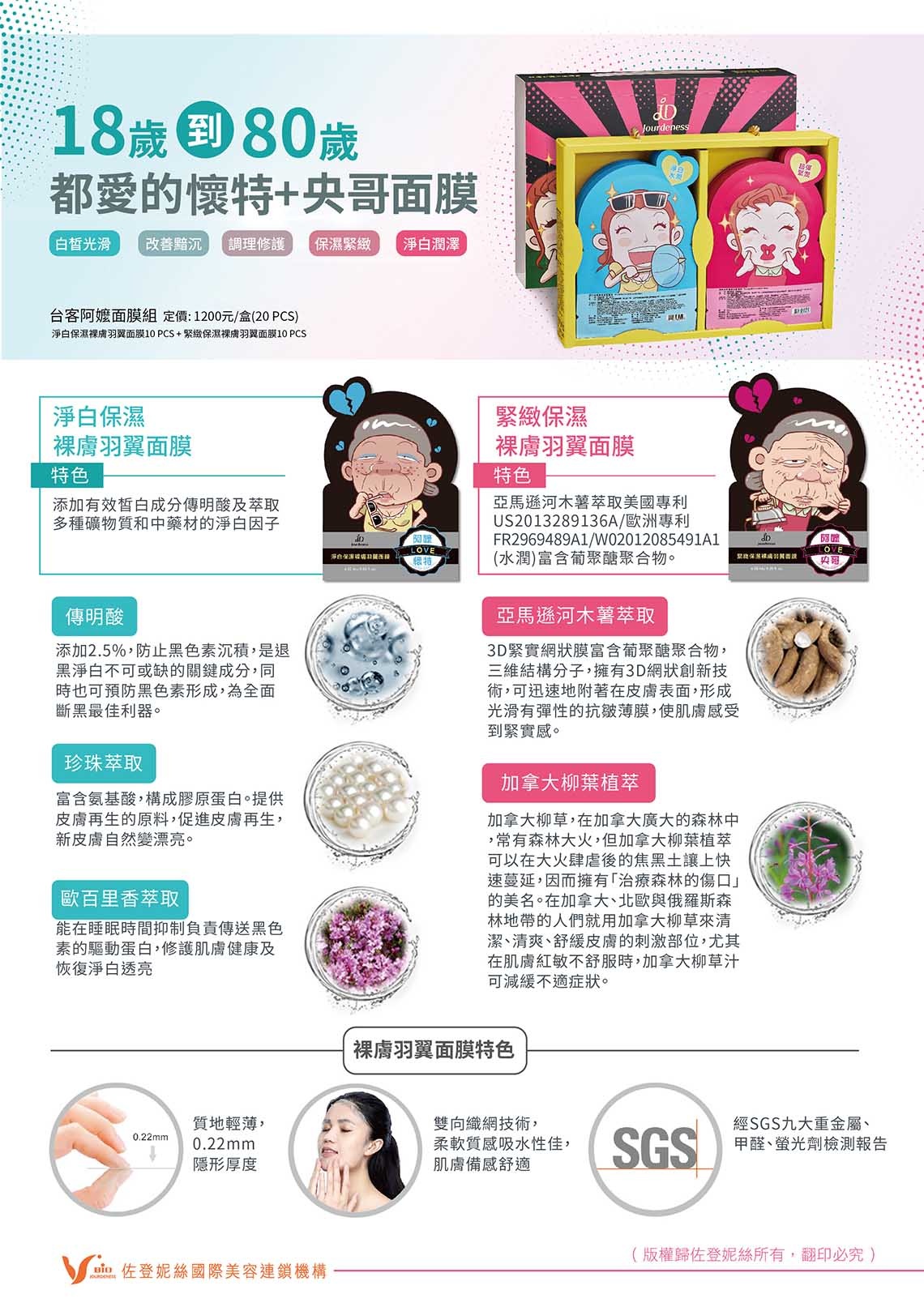 台客阿嬤面膜 開團囉